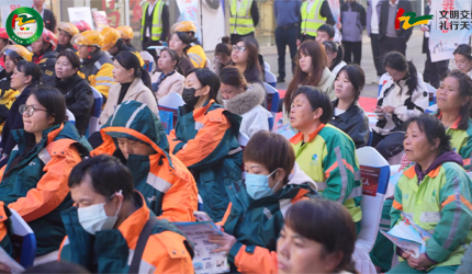 骑手+快递+学生+环卫+企业……白云驾校‘跨界’凝聚文明出行共识！ #文明交通 #122全国交通安全日